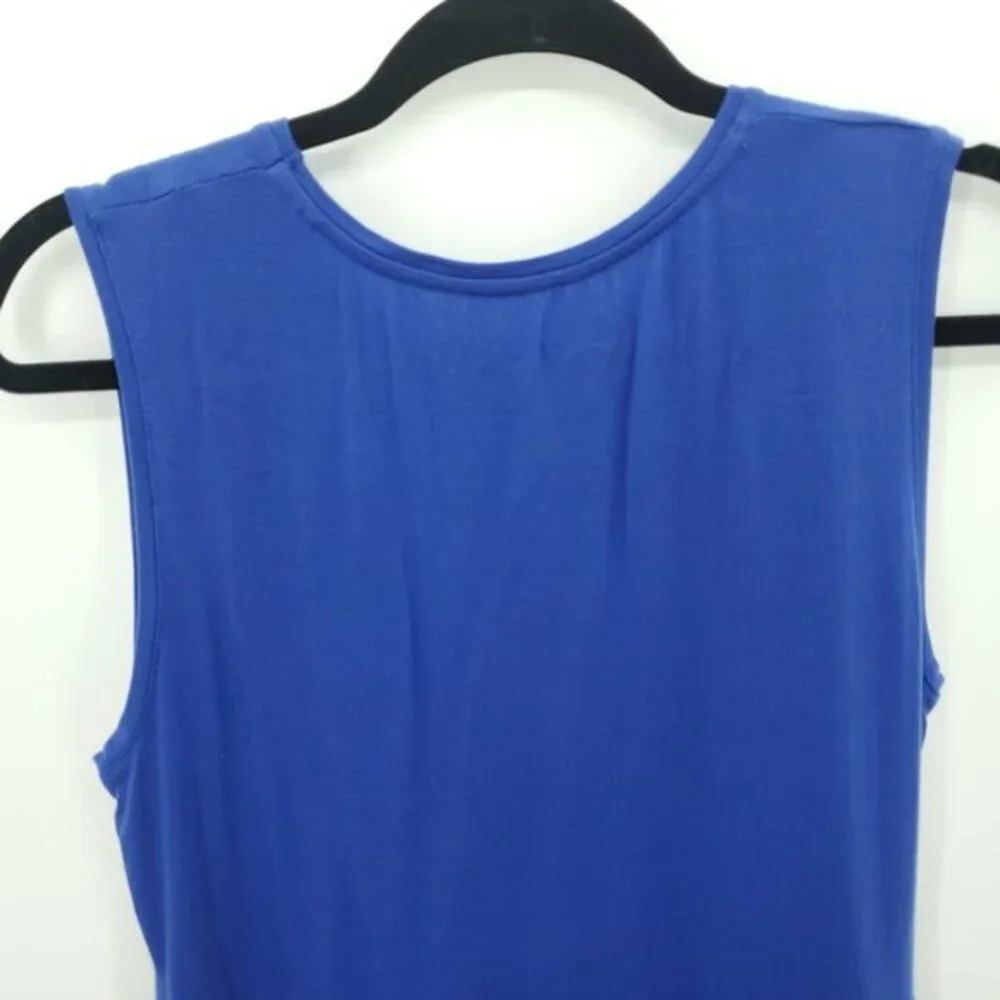 Gudrun Sjoden Sleeveless Tencel/Lyocell Midi Dress M Blue